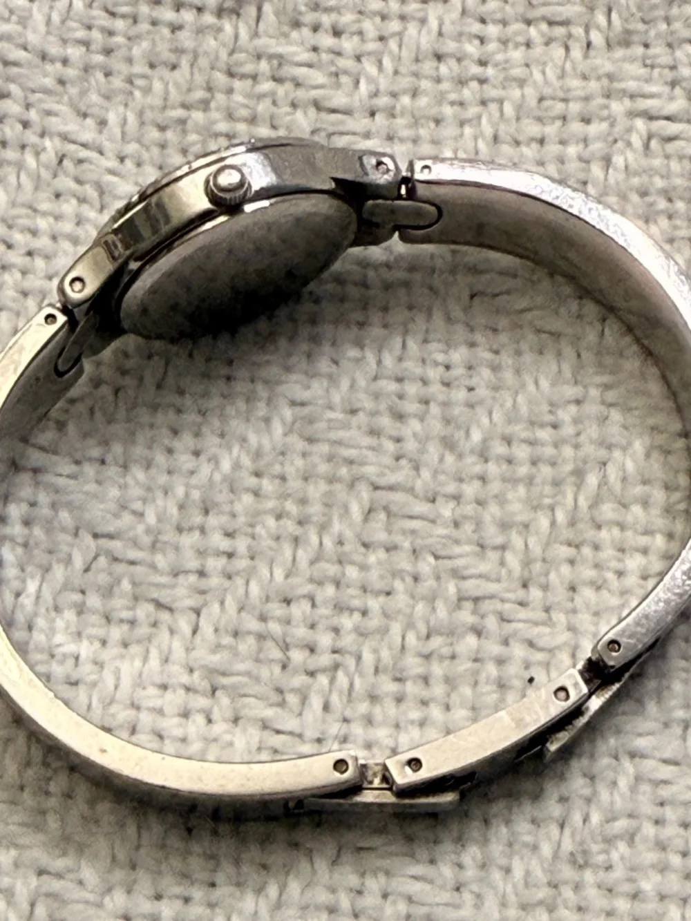 Fossil Silver Stainless Steel Metal Link Wrist Watch #9
